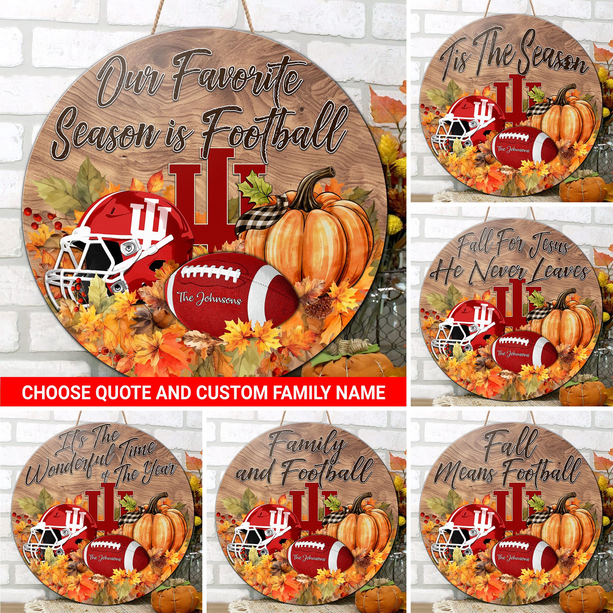 Indiana Hoosiers Shape Wooden Sign Custom Your Family Name And Choose Your Quotes, Sport Sign, Sport Gifts For Fan, Home Decorations EHIVM-59971